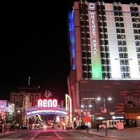 Downtown Reno at night