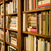 books on a shelf