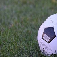 soccer ball in grass