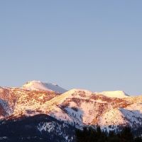 mt. rose skyline in winter