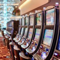 row of slot machines