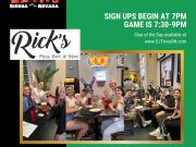 DJ Trivia, Rick's Pizza Wednesdays