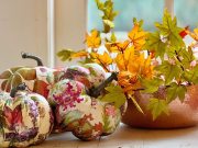 Wandering Wyld, Decoupage Pumpkins with Sonshine Arts