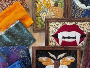 Wandering Wyld, Halloween Kinusaiga: Stitch-Free Fabric Art