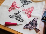 Wandering Wyld, Block Printing on Textiles with Evi Studio Art