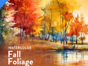Arts for All Nevada, Monthly Watercolor: Fall Foliage