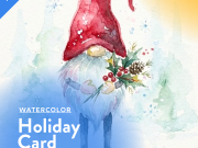 Arts for All Nevada, Monthly Watercolor: Holiday Card