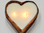 Wandering Wyld, Handcrafted Beeswax Heart Candles with Silver Apothecary Co.