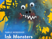 Arts for All Nevada, Family Workshop: Ink Monsters