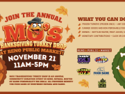 Reno Public Market, MO’s Annual Thanksgiving Turkey Drop Returns to Reno Public Market