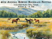 Northern Nevada Bluegrass Association, 40thth Annual Bowers Bluegrass Festival