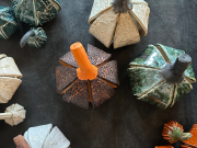Wandering Wyld, Create a Ceramic Pumpkin with Native Blanket Design