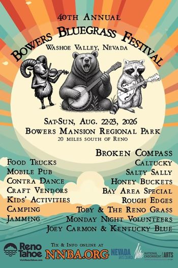 Washoe County, Bowers Bluegrass Festival 40th Anniversary