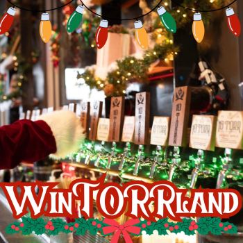 10 Torr Distilling & Brewing, WinTORRland Christmas Pop-Up Bar