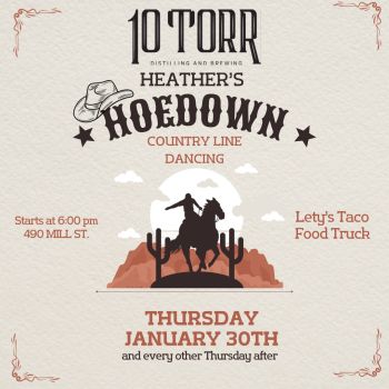 10 Torr Distilling & Brewing, Heather's Hoedown Country Line Dancing