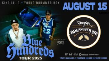 Virginia Street Brewhouse, Blue Hundreds Tour 2025 – King Lil G, Young Drummer Boy & Hexxx