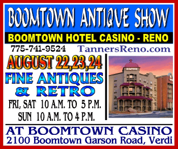 Tanner's Marketplace Antiques and Crafts Show, Boomtown Casino Antique Show