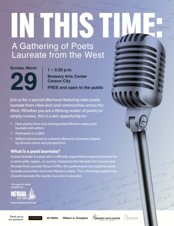 Nevada Humanities, In This Time: A Gathering of Poets Laureate from the West