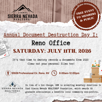 Washoe County, Annual Document Destruction