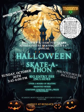 The Greater Reno Community Ice Skating Association, Halloween Skate-A-Thon