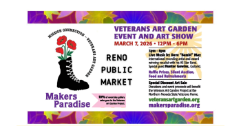 Reno Public Market, Veterans Art Garden: Event & Art Show With Makers Paradise | RPM