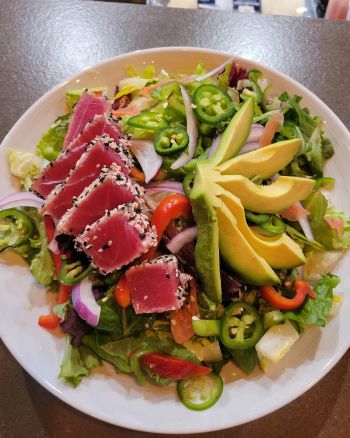 Lake Tahoe AleWorX Reno, Ahi Tuna Salad