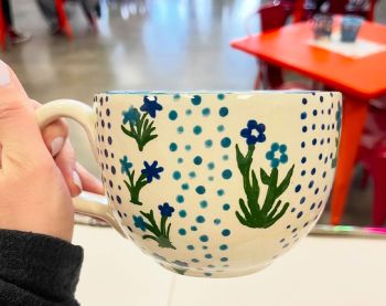 All Fired Up at The Hot Spot, Hand-Painted Pottery