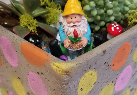 All Fired Up at The Hot Spot, Gnome & Fairy Gardens