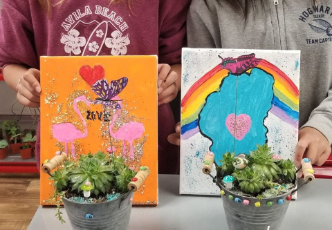 All Fired Up at The Hot Spot, Canvas Paintings