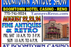 Tanner's Marketplace Antiques and Crafts Show, Boomtown Casino Antique Show