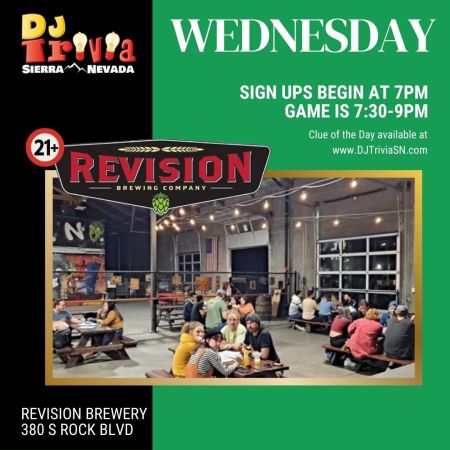 DJ Trivia, Revision Brewing Wednesdays