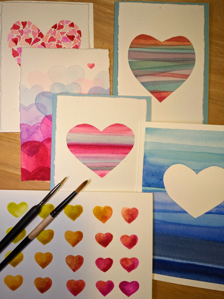Wandering Wyld, Watercolor Valentines with Mozy Studio
