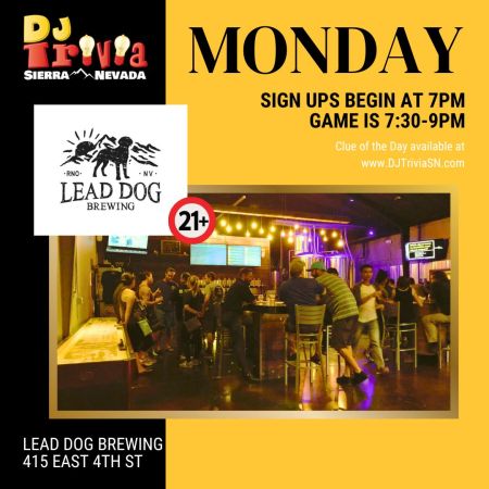 DJ Trivia, Lead Dog Mondays