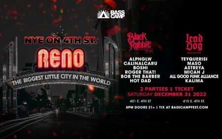 Black Rabbit Mead Company, Bass Camp NYE on 4th St.