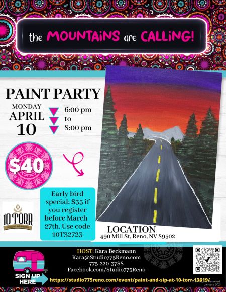 10 Torr Distilling & Brewing, Paint & Sip