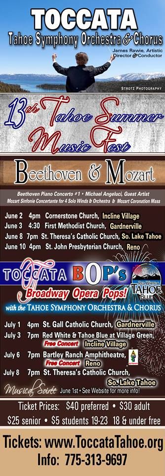 Tahoe Symphony Orchestra, Beethoven & Mozart