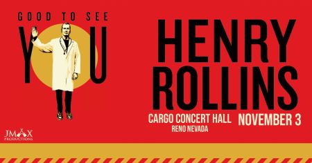 Cargo Concert Hall, Henry Rollins