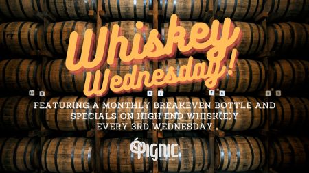 Pignic Pub & Patio, Whiskey Wednesday