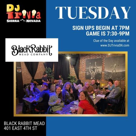 DJ Trivia, Black Rabbit Tuesdays