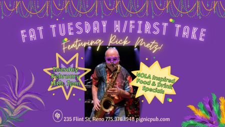 Pignic Pub & Patio, Fat Tuesday Live Jazz with First Take