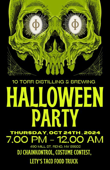 10 Torr Distilling & Brewing, Halloween Party