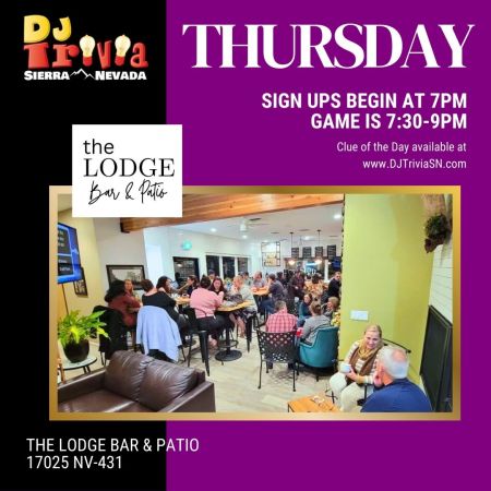 DJ Trivia, The Lodge Thursdays