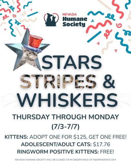 Nevada Humane Society, Stars, Stripes & Whiskers