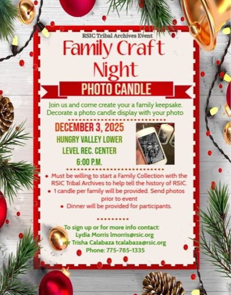 Reno-Sparks Indian Colony, Family Craft Night