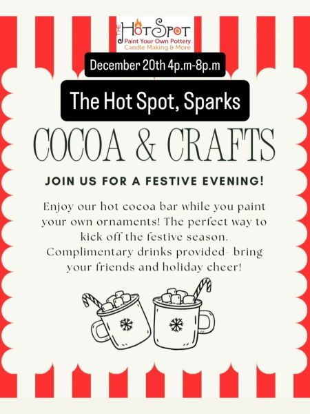 All Fired Up at The Hot Spot, Cocoa & Crafts