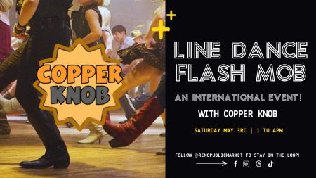 Reno Public Market, International Line Dance Flash Mob