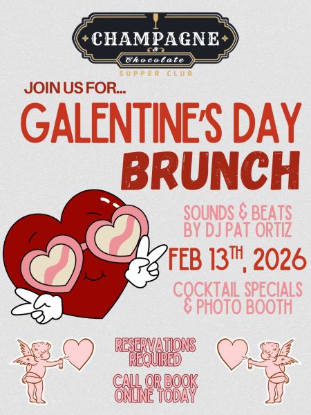 Champagne & Chocolate, Galentine's Day Brunch