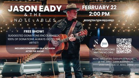 Reno-Sparks Events, Jason Eady & The Note-Ables