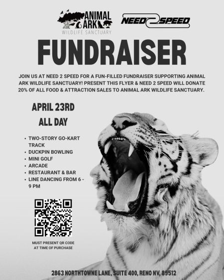 Animal Ark Wildlife Sanctuary, Need 2 Speed Fundraiser