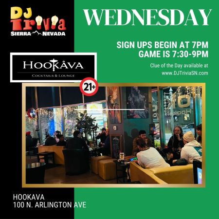 DJ Trivia, Hookava Wednesdays